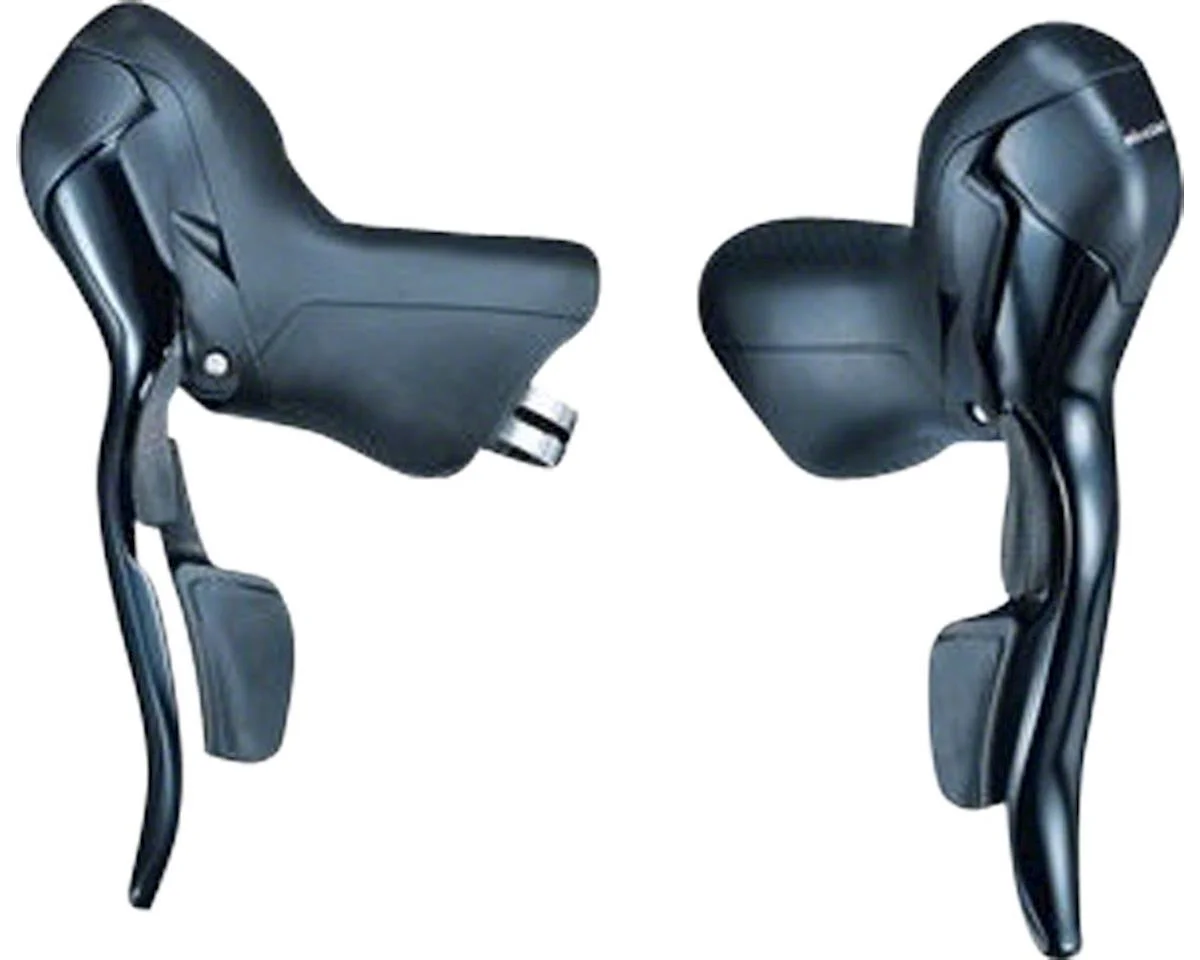 Microshift R7 Drop Bar Shifter Set (Black) (2 x 7 Speed) (Pair) (Shimano Compatible)